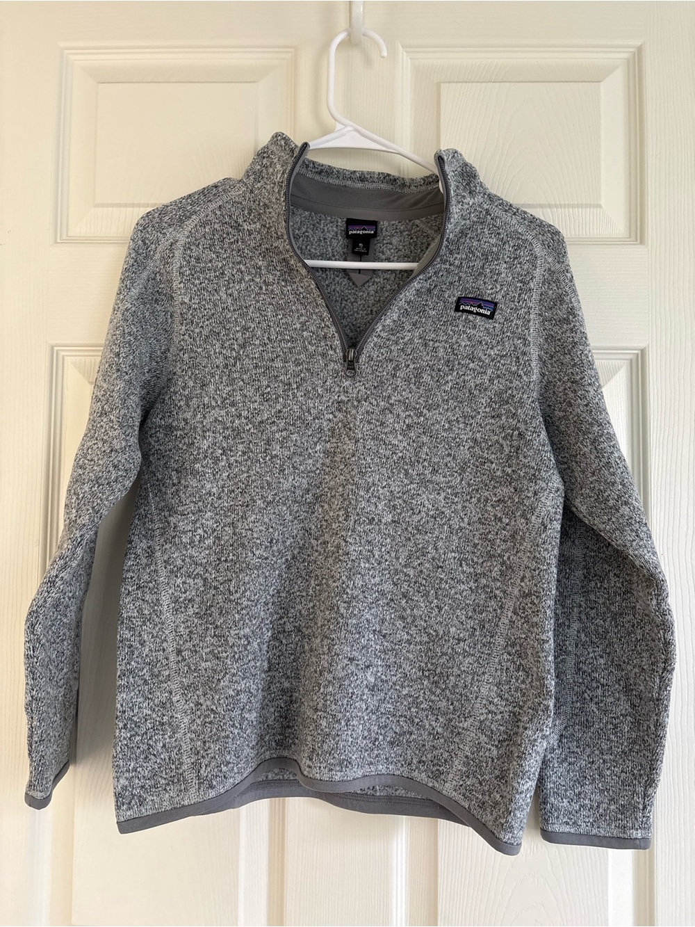 Patagonia Kids Gray Half-Zip Fleece Pullover